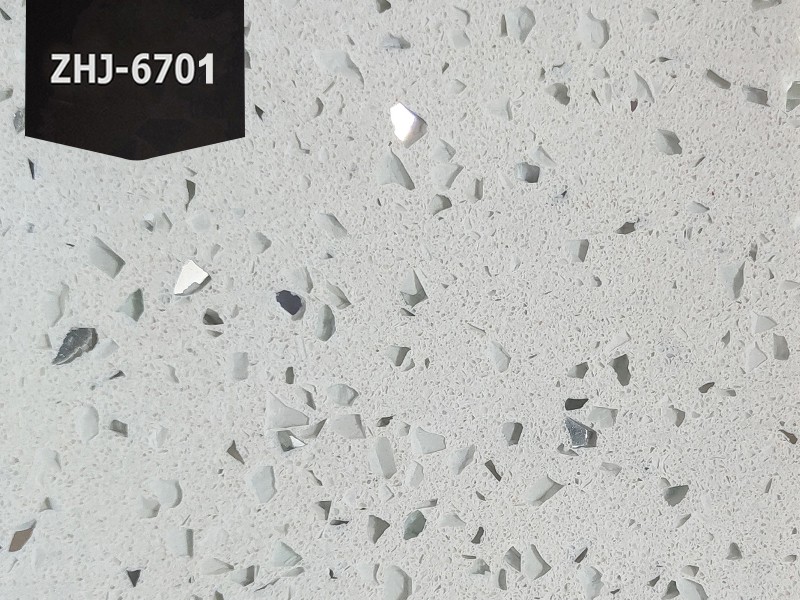 Sprankelende witte kwarts steenplaat